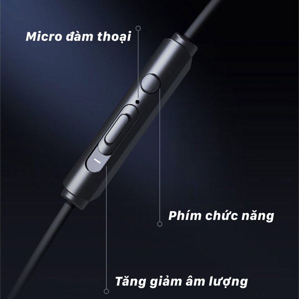 Tai nghe dây 3.5mm hãng Drapow M20 - có phím chỉnh volume - bao bì túi - Ảnh 7