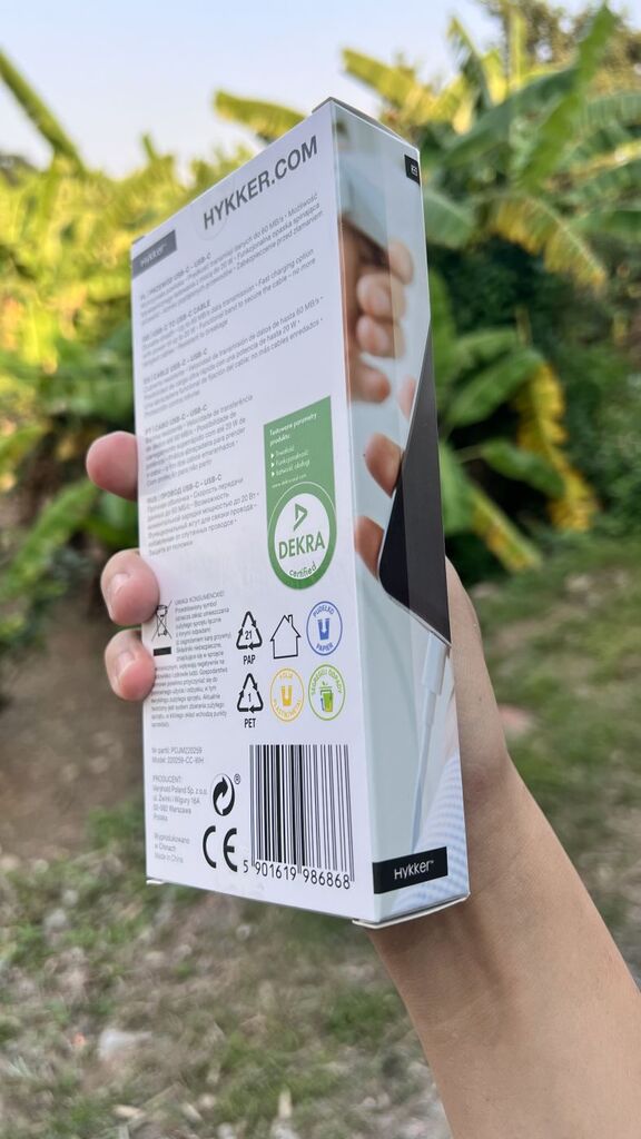 Dây cáp sạc nhanh Type C to C hãng HYKKER - Ba Ian , sạc được iPhone 15 & máy Android - Ảnh 3