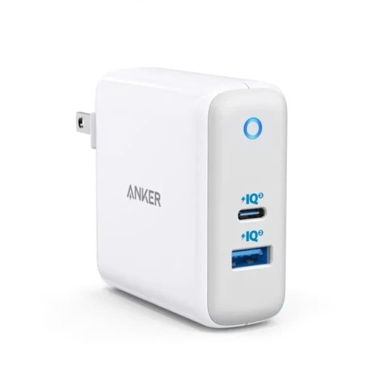 Củ sạc nhanh ANKER 2 cổng A2322 (45w + 15w) PowerPort III 60w - Trắng