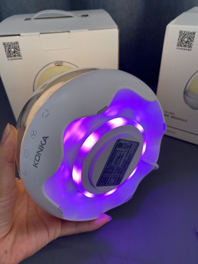 Đèn ngủ thông minh KONKA , điều khiển qua App , đèn RGB , sạc điện thoại - Ảnh 7