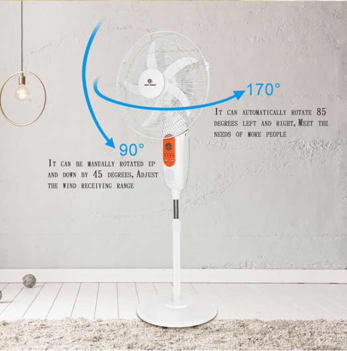 Quạt cây tích điện 18 inch hãng Easy Power EP-3618, quạt cỡ lớn,sạc điện 220v (HỘP XẤU) - Ảnh 4