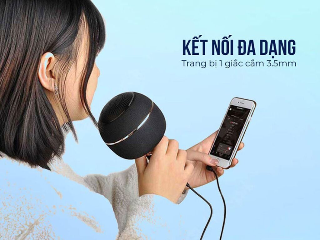 Micro Karaoke kèm Loa hãng Monster M97 (Mỹ ), 26W,Bluetooth 5.0,TWS kết nối 2 mic ( màu hồng) - Ảnh 5