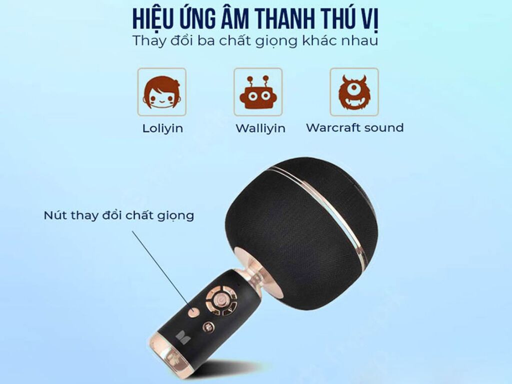 Micro Karaoke kèm Loa hãng Monster M97 (Mỹ ), 26W,Bluetooth 5.0,TWS kết nối 2 mic ( màu hồng) - Ảnh 7