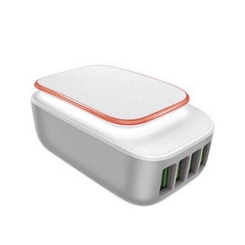 Sạc 4 cổng kiêm đèn ngủ cảm ứng hãng LDNIO A4405 ( Hàng trưng bày , vỏ cũ , ruột mới) - Ảnh 7