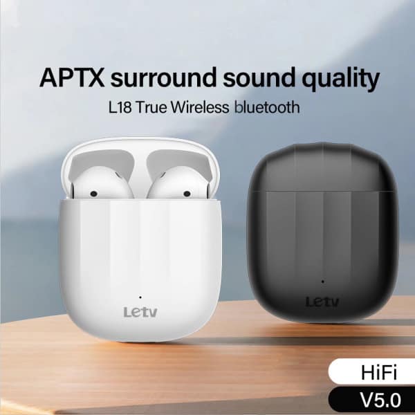 (kiệt pin, tặng kèm pin thay )Tai nghe Bluetooth TWS hãng LeTV L18 , sạc không dây , Bluetooth 5.0 - Ảnh 5