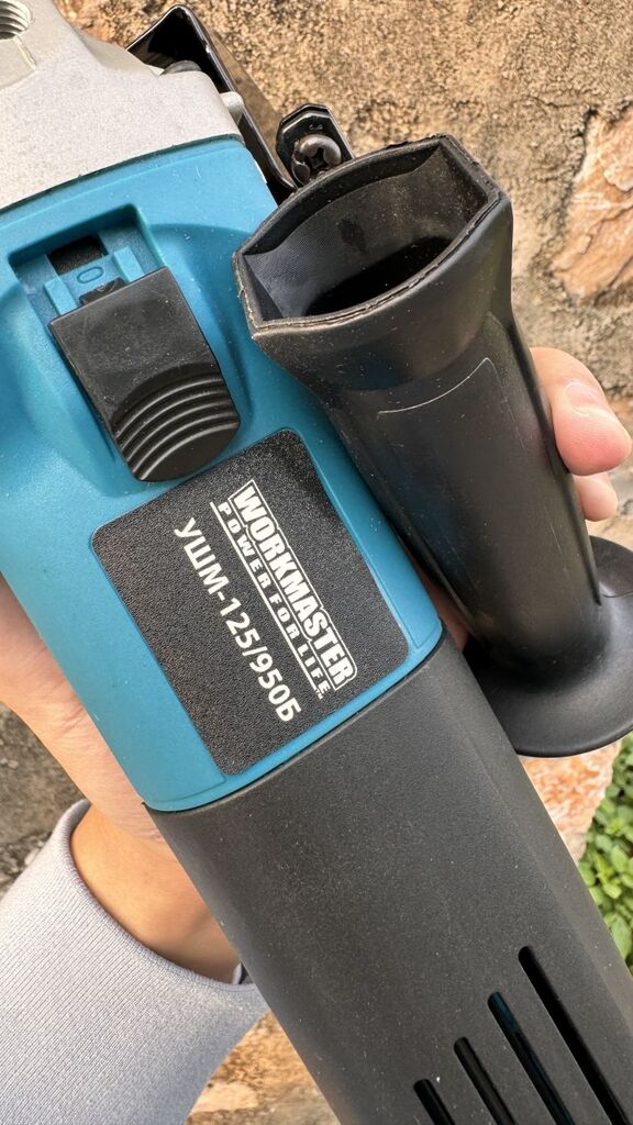 Máy mài góc / máy cắt cầm tay WorkMaster USHM-125/950B ( thương hiệu Nga ) - Ảnh 4