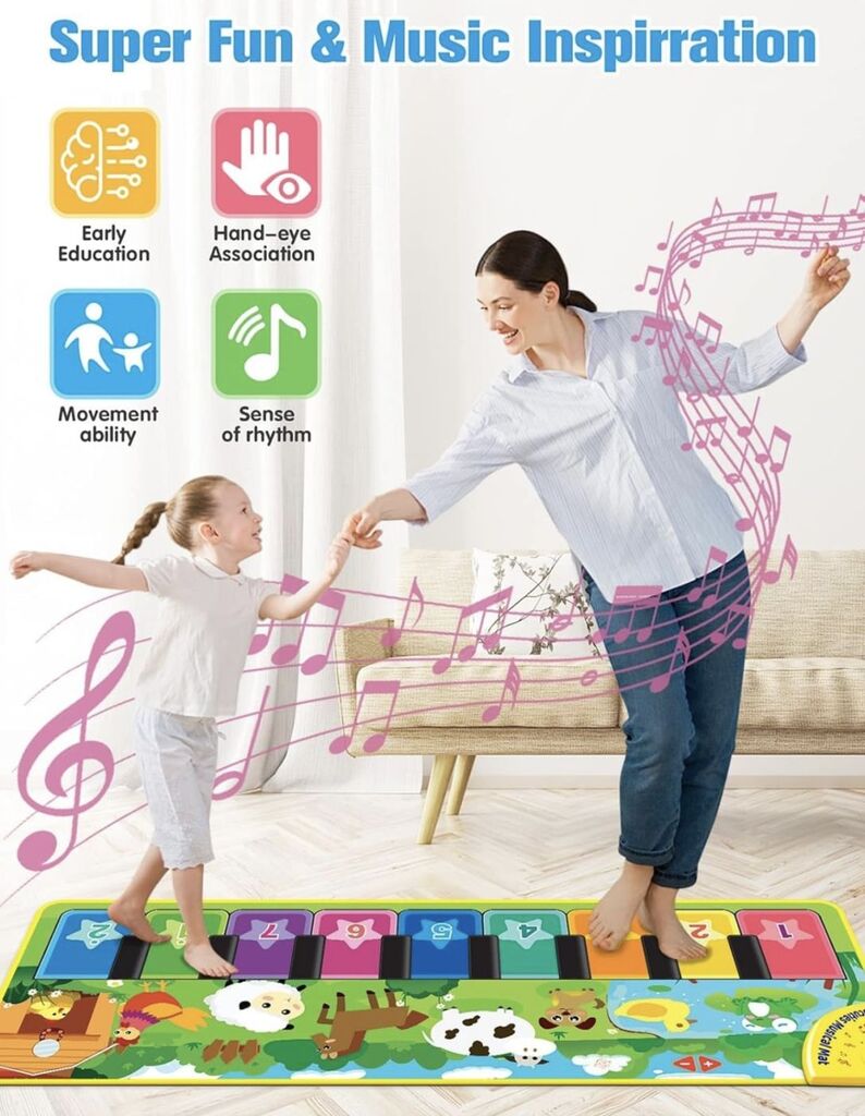 Đồ chơi Thảm đàn Piano cỡ lớn Musical Mat ( hàng Amazon ) - Ảnh 2
