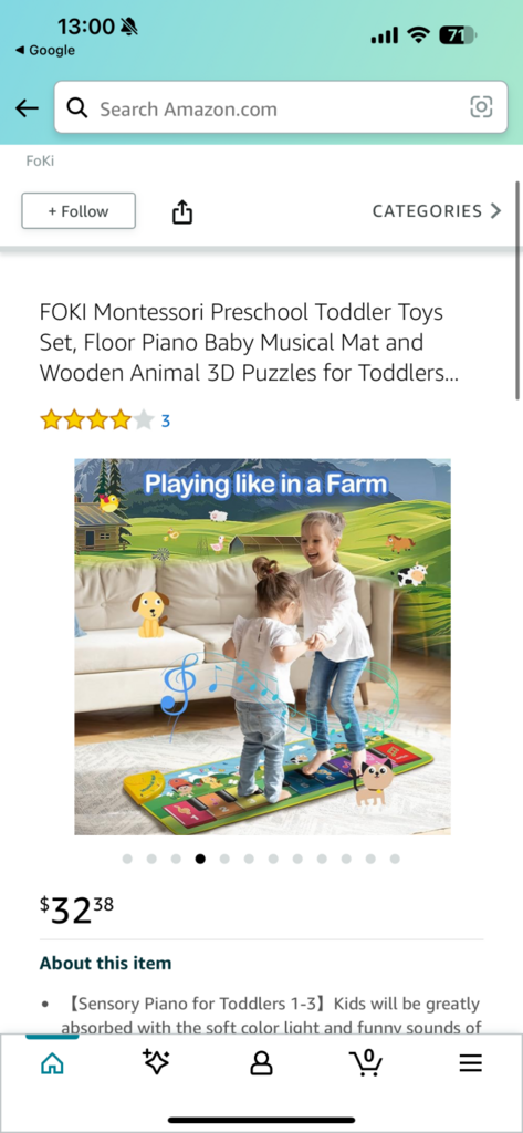 Đồ chơi Thảm đàn Piano cỡ lớn Musical Mat ( hàng Amazon ) - Ảnh 9