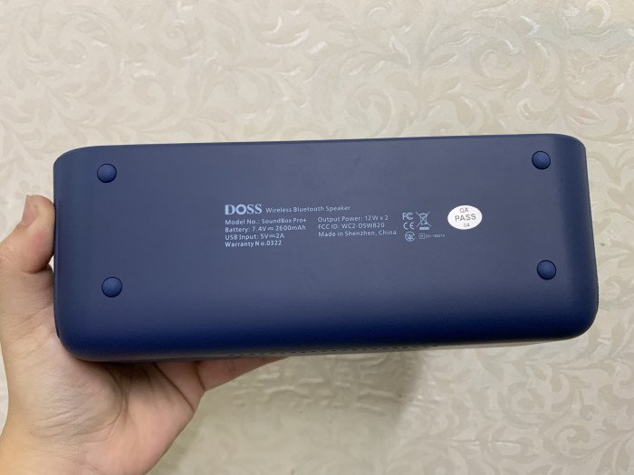 Loa bluetooth DOSS BT-20 chống nước,đèn RGB , 24w - Ảnh 7