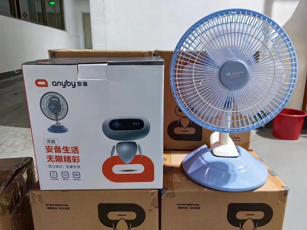Quạt bàn tích điện Anyby L2909 , pin 4500mAh , thiết kế thông minh có thể kẹp - Ảnh 3