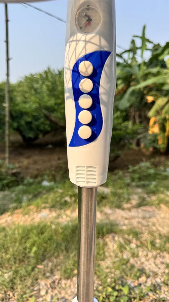 Quạt cây tích điện Solar Fan - quạt sạc , động cơ không chổi than (ko kèm panel năng lượng mặt trời  - Ảnh 3