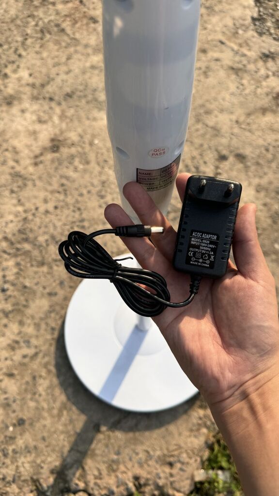 Quạt cây tích điện Solar Fan - quạt sạc , động cơ không chổi than (ko kèm panel năng lượng mặt trời  - Ảnh 6