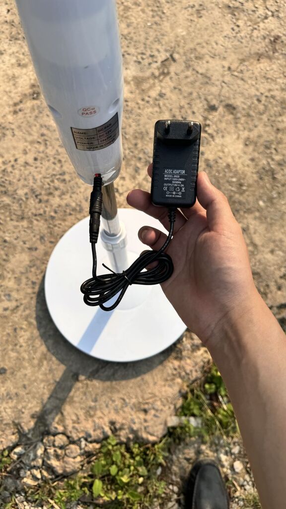 Quạt cây tích điện Solar Fan - quạt sạc , động cơ không chổi than (ko kèm panel năng lượng mặt trời  - Ảnh 7