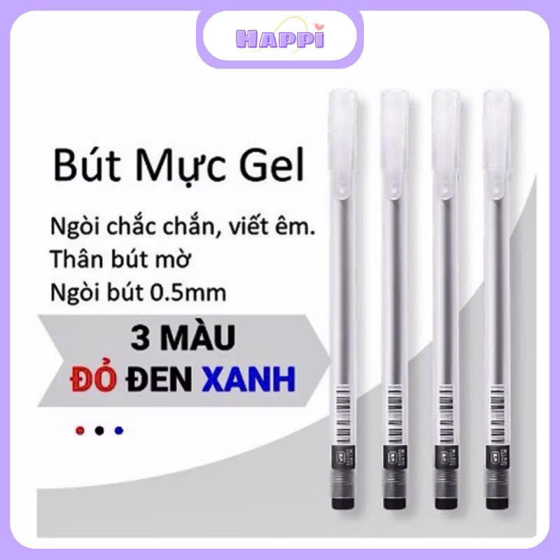 BÚT MỰC GEL NGÒI NHỎ TÚI 100C