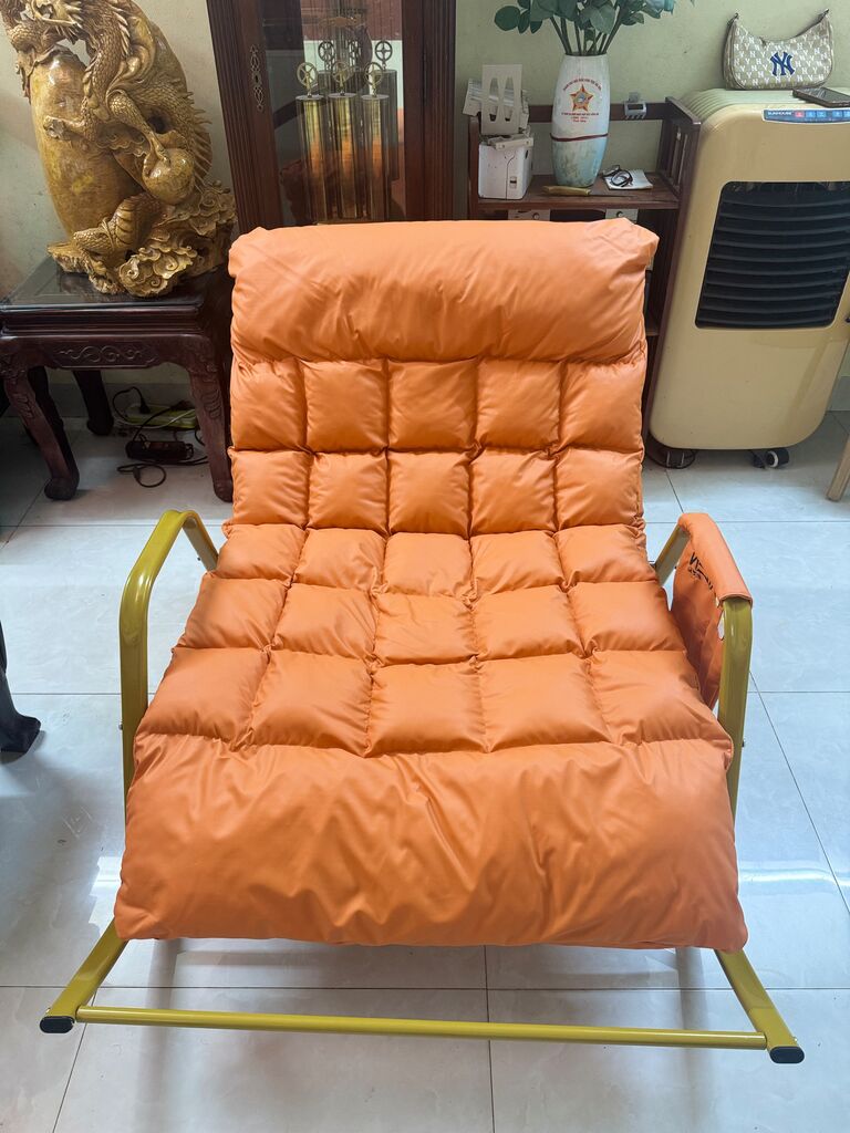 Ghế da bập bênh thư giãn đôi - Ảnh 9