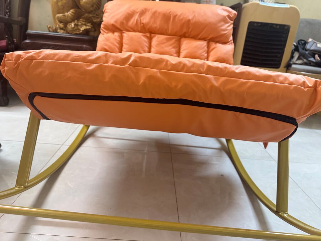 Ghế da bập bênh thư giãn đôi - Ảnh 8