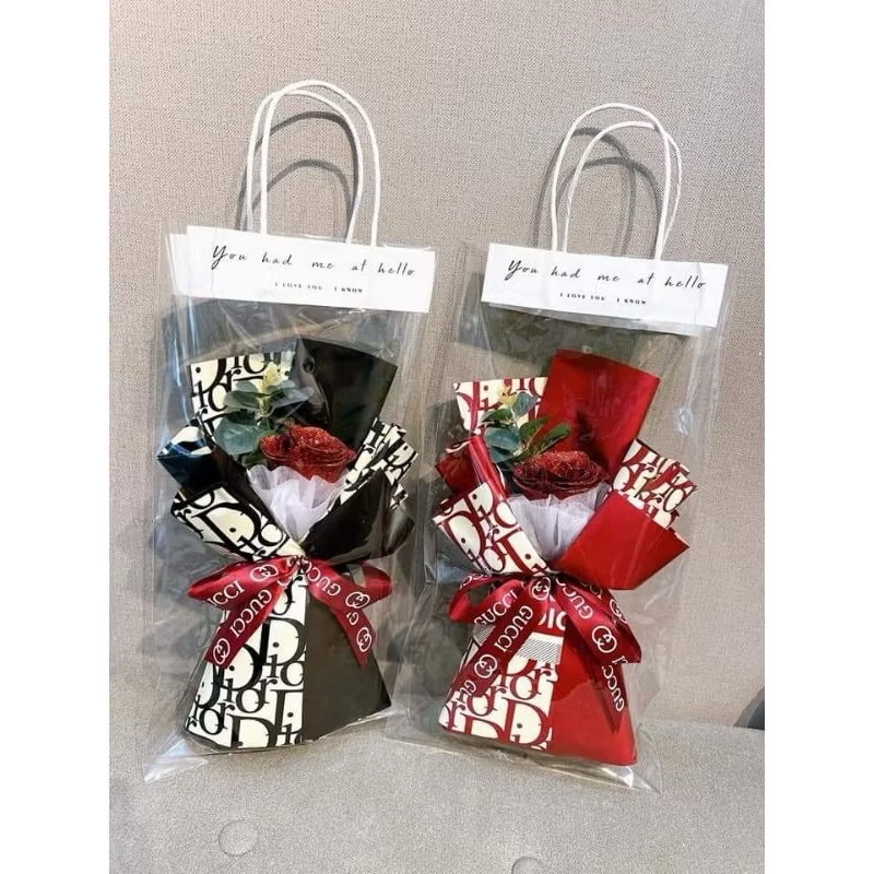 SET HOA HỒNG NHŨ TẶNG KÈM TÚI + Thiệp