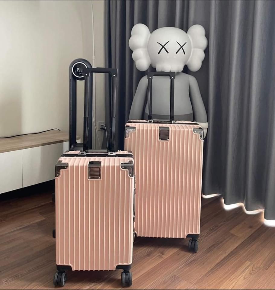 SET CẶP VALI KHUNG NHÔM KHOÁ SẬP SZ20&24 inch - Ảnh 5