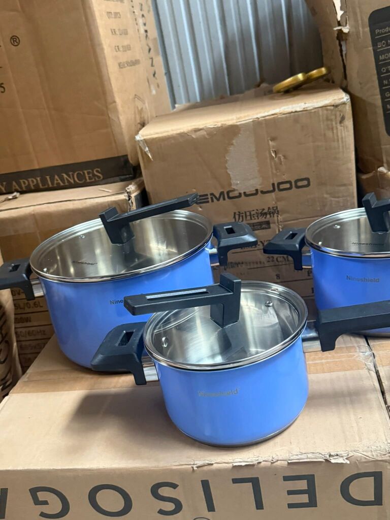 Bộ nồi 5 món NINESHIELD 9 đáy - Ảnh 5