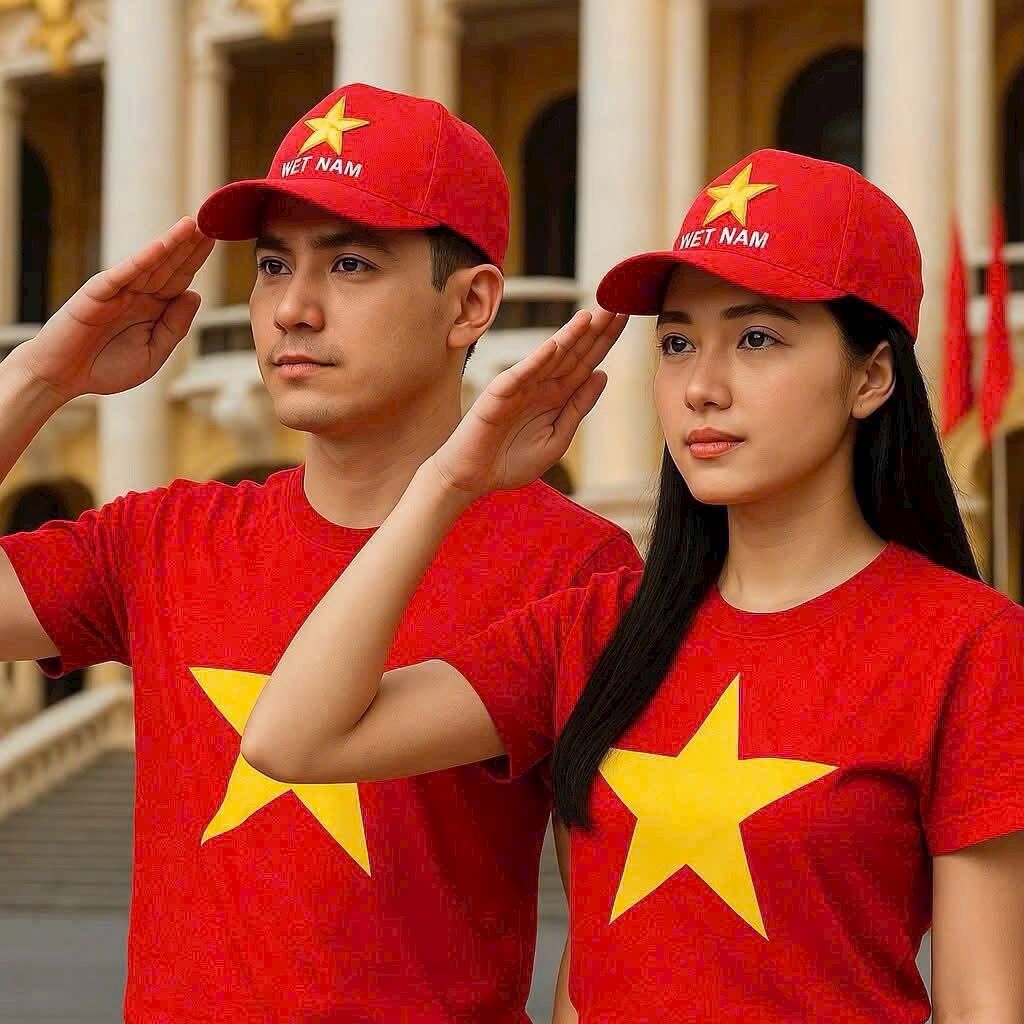 Mũ lưỡi trai cờ đỏ sao vàng Việt Nam
