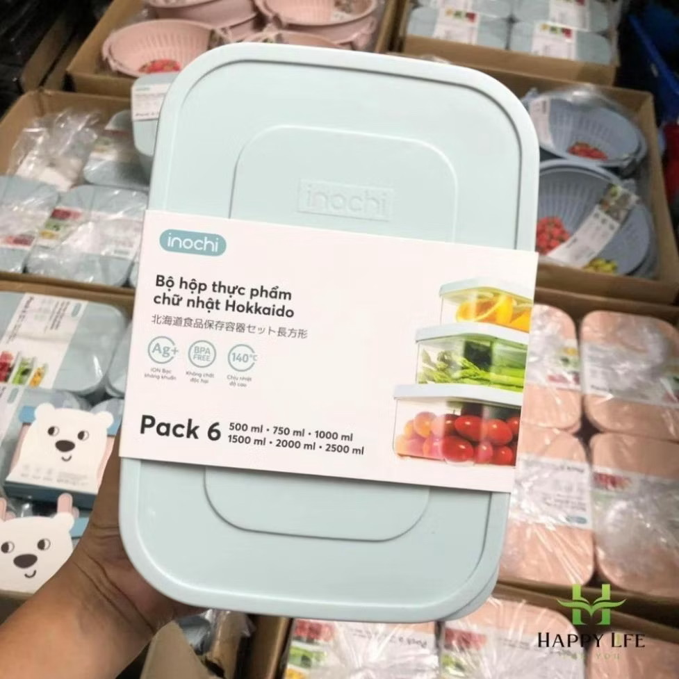 Bộ hộp thực phẩm của INNOCHI tiêu chuẩn Nhật Bản bao xịn xò    - Ảnh 4