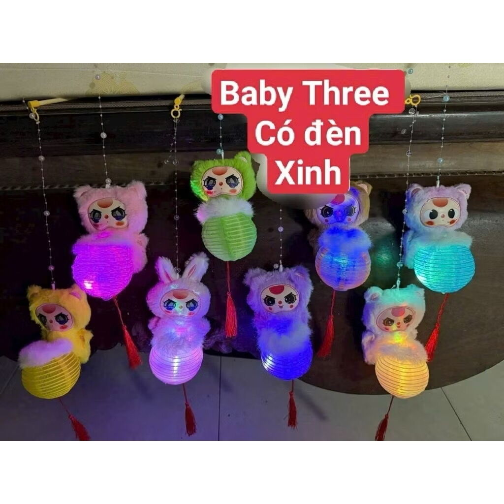 ĐÈN LỒNG ÔM GẤU BÔNG BABY THREE