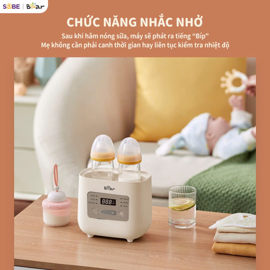 Máy hâm sữa tiệt trùng Bear BW-4H03M - Ảnh 6