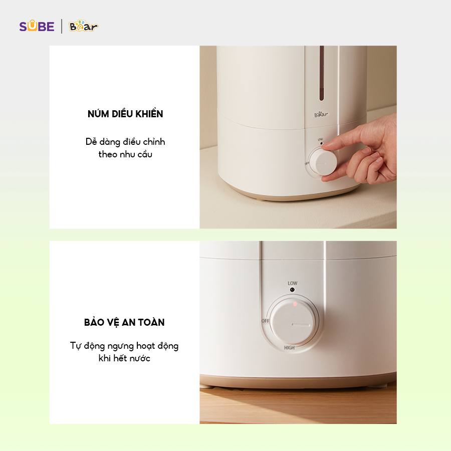 Máy tạo độ ẩm Bear SB-TA50M - Ảnh 4