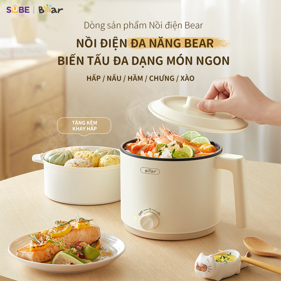 Nồi nấu điện đa năng Bear MC-4H16H