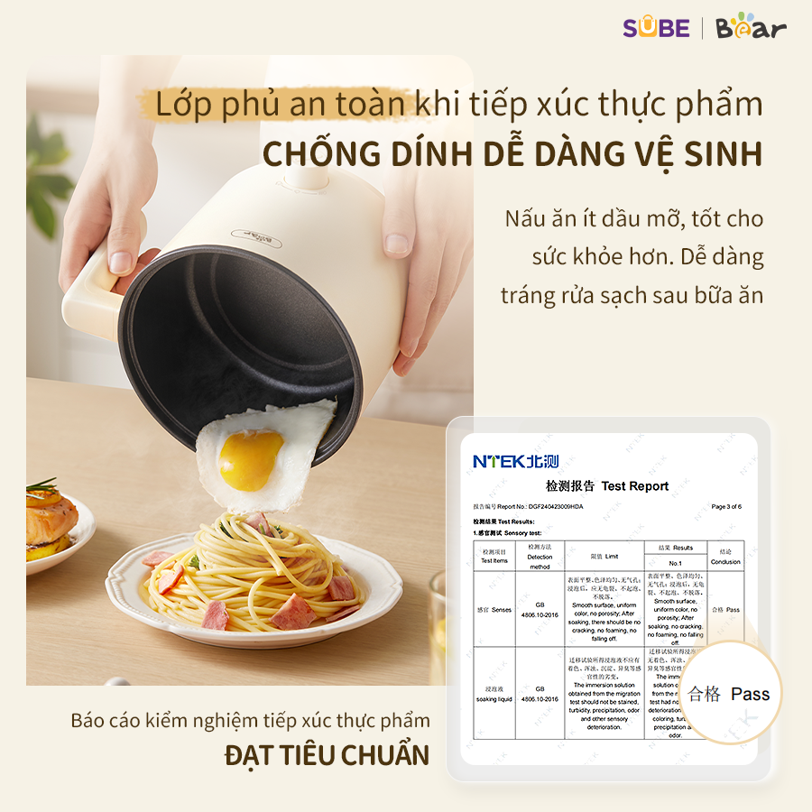 Nồi nấu điện đa năng Bear MC-4H16H - Ảnh 3