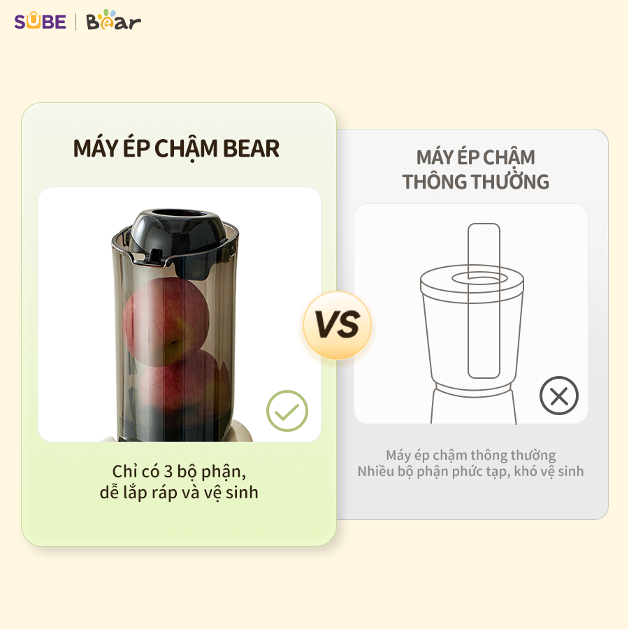 Máy ép trái cây Bear SJ-4H01T - Ảnh 4