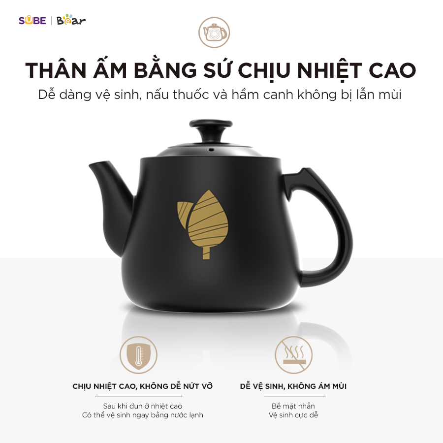 Ấm sắc thuốc Bear HTM - 4H40X - Ảnh 5