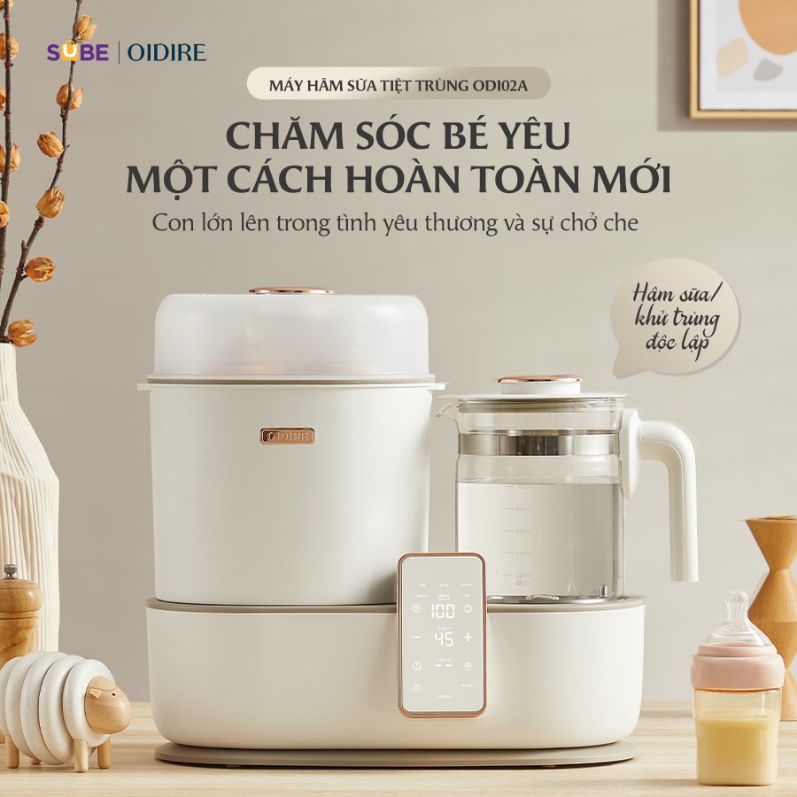 (GIÁ ĐỘC QUYỀN CNLG) Máy tiệt trùng sữa Oidire ODI02A - Ảnh 9