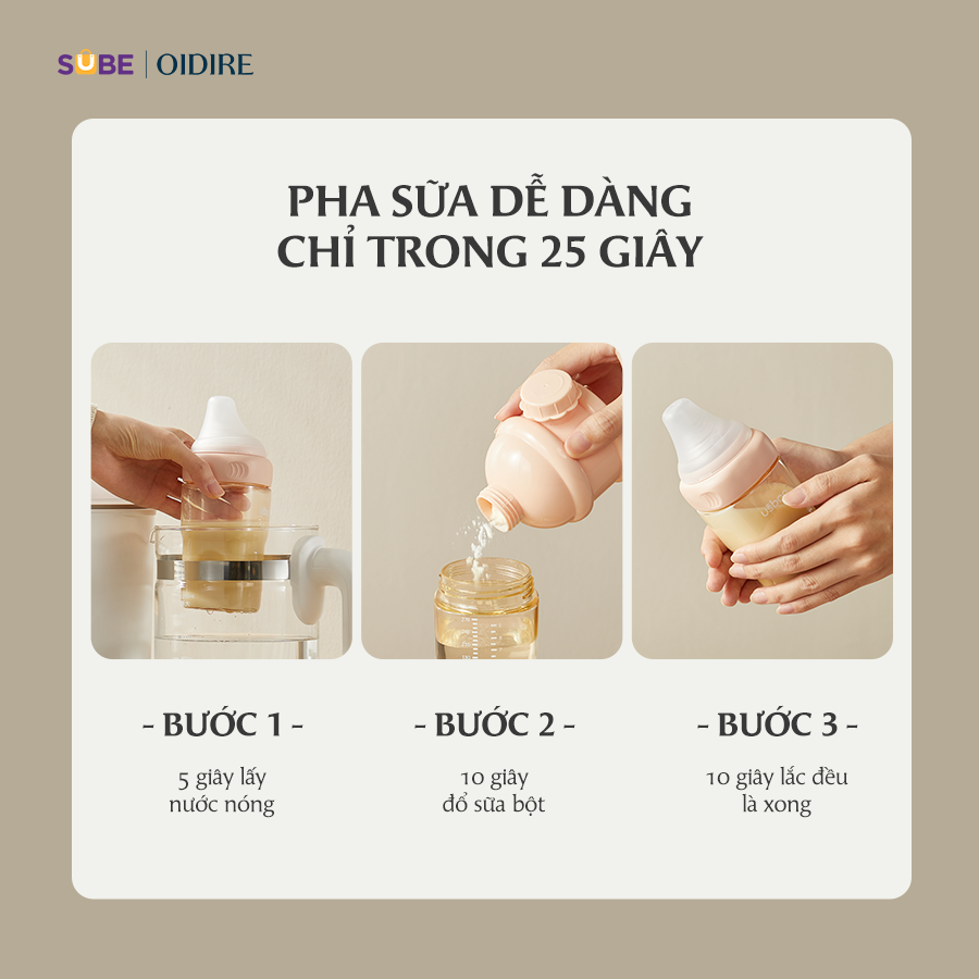 (GIÁ ĐỘC QUYỀN CNLG) Máy tiệt trùng sữa Oidire ODI02A - Ảnh 6