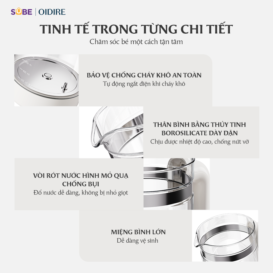 (GIÁ ĐỘC QUYỀN CNLG) Máy tiệt trùng sữa Oidire ODI02A - Ảnh 4