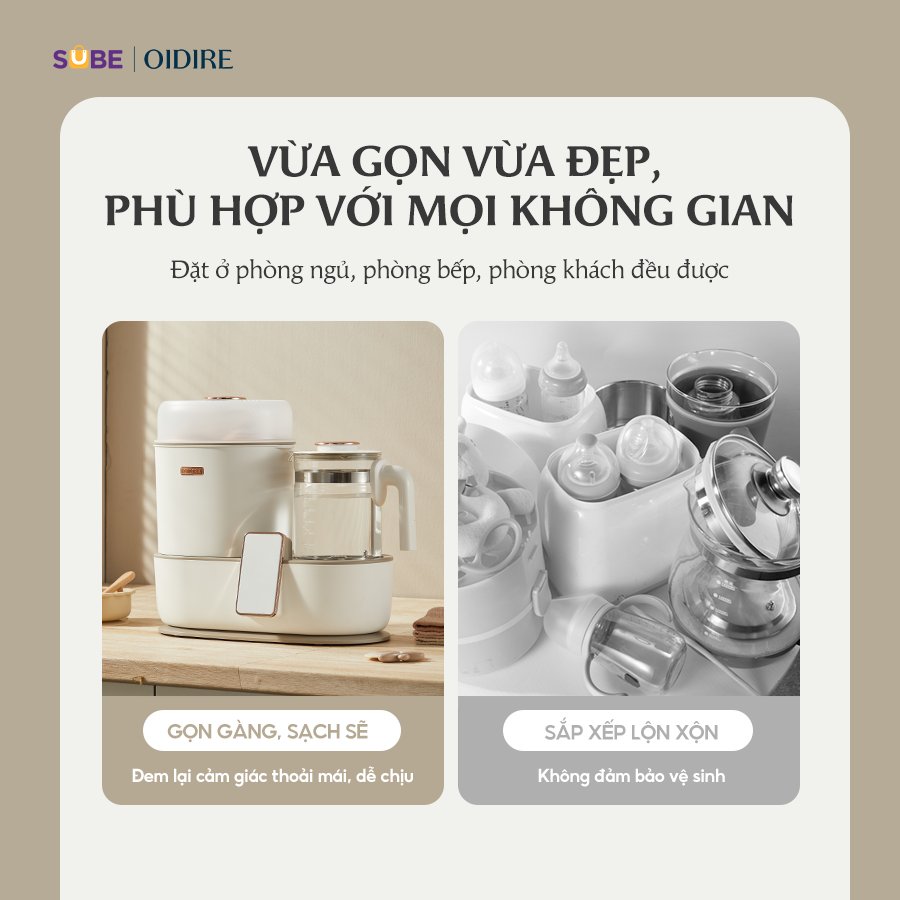(GIÁ ĐỘC QUYỀN CNLG) Máy tiệt trùng sữa Oidire ODI02A - Ảnh 3