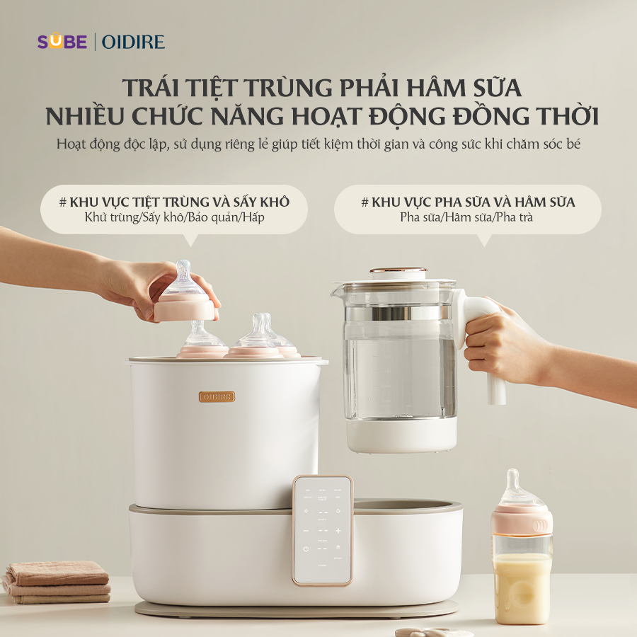 (GIÁ ĐỘC QUYỀN CNLG) Máy tiệt trùng sữa Oidire ODI02A