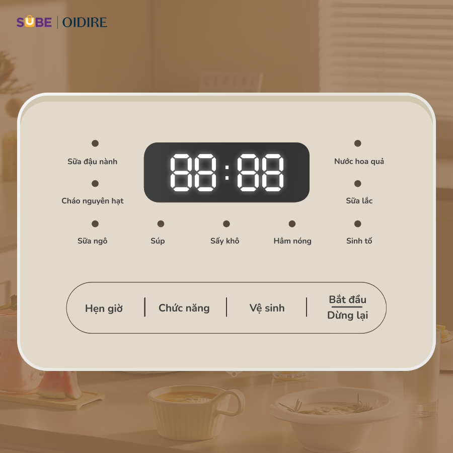 (GIÁ ĐỘC QUYỀN CNLG) Máy làm sữa hạt Oidire ODI04A - Ảnh 6