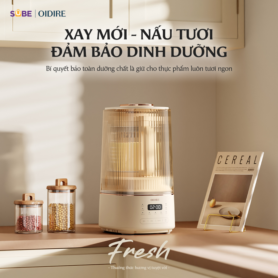 (GIÁ ĐỘC QUYỀN CNLG) Máy làm sữa hạt Oidire ODI04A