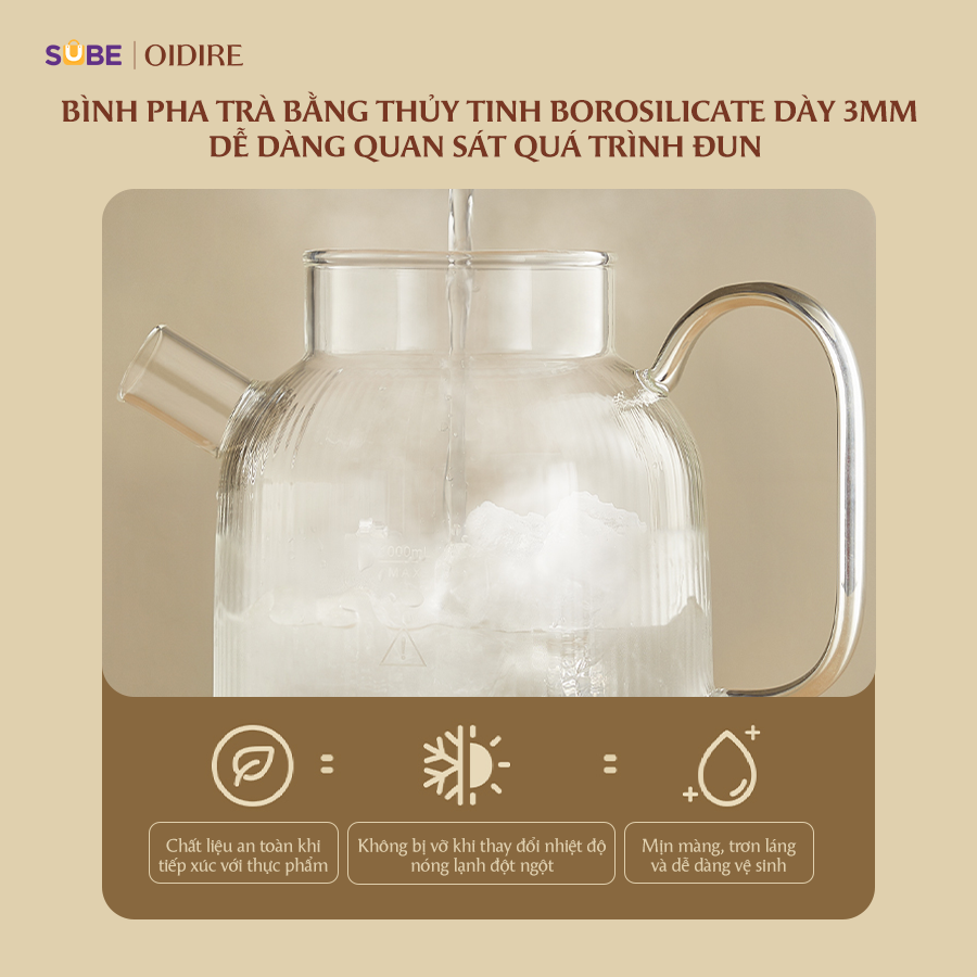 (GIÁ ĐỘC QUYỀN CNLG) Máy pha trà Oidire ODI05A - Ảnh 3