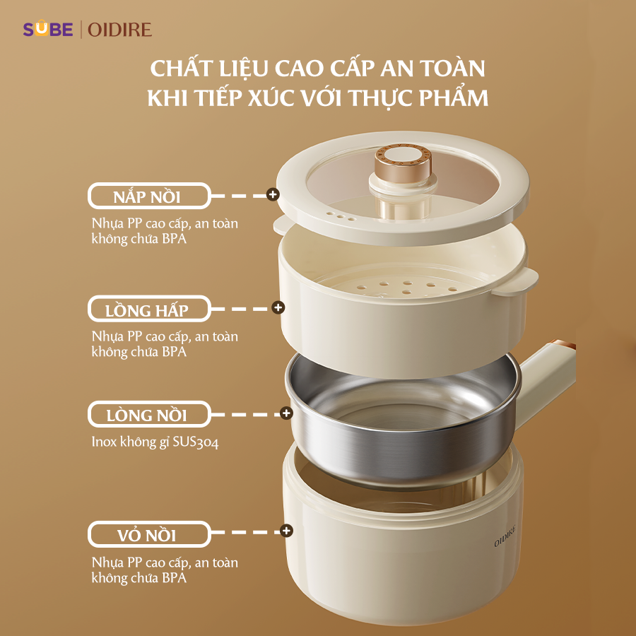(GIÁ ĐỘC QUYỀN CNLG) Nồi lẩu Oidire ODI06A - Ảnh 2