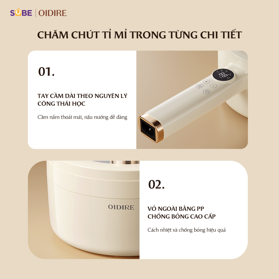 (GIÁ ĐỘC QUYỀN CNLG) Nồi lẩu Oidire ODI06A - Ảnh 4