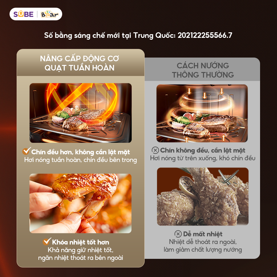 Nồi chiên không dầu Bear AF-4H15J - Ảnh 3