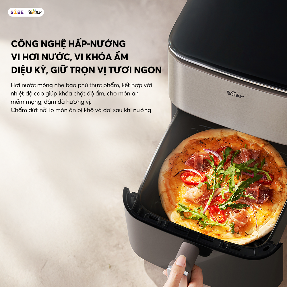 Nồi chiên không dầu Bear 6.2L AF-5H20J75 - Ảnh 7