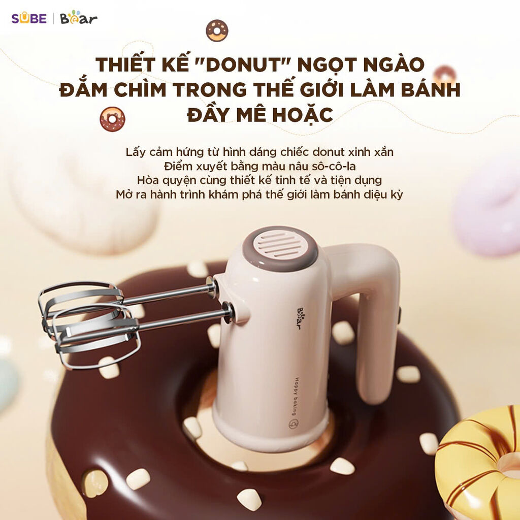 Máy đánh trứng cầm tay Bear HM-5H01J29