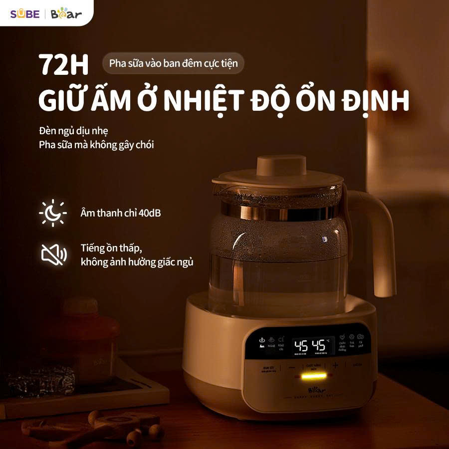 Máy hâm sữa tiệt trùng Bear WW-5H12N - Ảnh 6