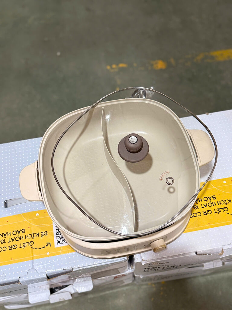 [HÀNG XẢ ĐÃ SỬ DỤNG, THAY NÚM NẮP] Nồi Lẩu 2 Ngăn Bear Đa Năng NL60U - Ảnh 3