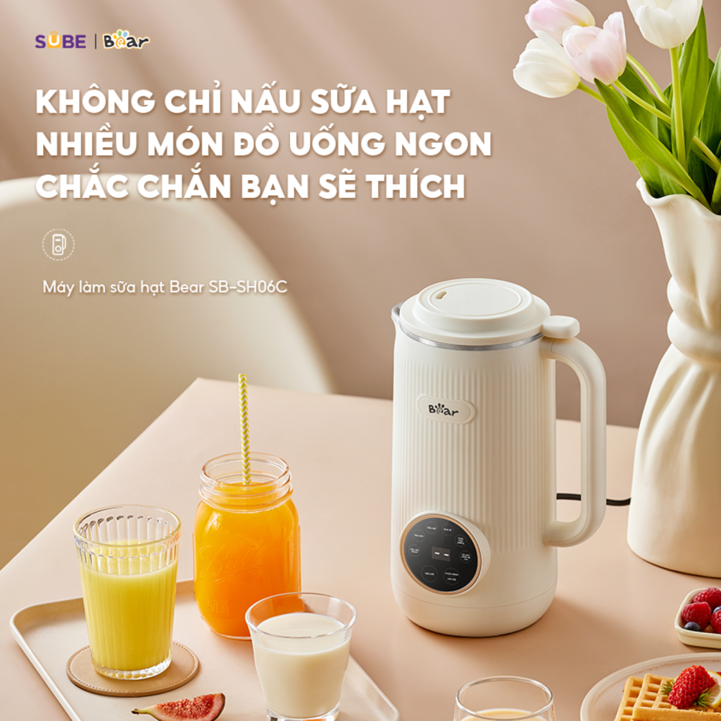 Máy làm sữa hạt Bear SB-SH06C