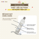 Máy xay Bear 0.3l GR-B03V8, phù hợp xay đồ ăn dặm, xay gia vị, lượng thịt ít - Ảnh 6