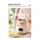Nồi Nấu Chậm SUBE001 0,8L Bear Chính Hãng, Nấu Cháo, Hầm, Hấp, Chưng Yến Giữ Trọn Chất Dinh Dưỡng - Ảnh 10